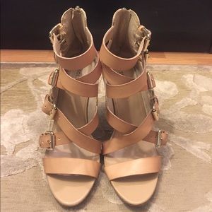 Sole Society Shoes - Sole Society Tan Strappy Heel Sole Society Shoes - Sole Society Tan Strappy Heel